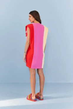 Farm Rio Mixed Prints Organic Cotton Mini Dress -Farm Rio Shop 306714 04