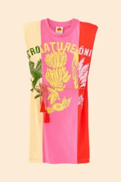 Farm Rio Mixed Prints Organic Cotton Mini Dress -Farm Rio Shop 306714 06