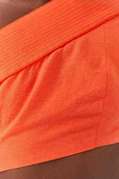 Farm Rio Orange One Shoulder Mini Dress -Farm Rio Shop 306896 04