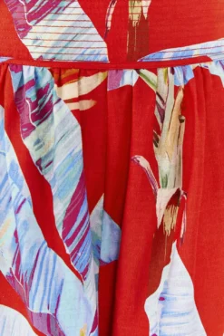 Farm Rio Red Sweet Jungle Organic Cotton Shorts 6 Farm Rio Red Sweet Jungle Organic Cotton Shorts -Farm Rio Shop 306991 06