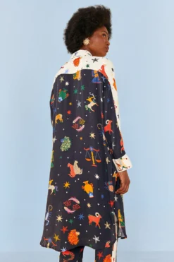 Farm Rio Zodiac Lenzing™ Ecovero™ Viscose Shirtdress