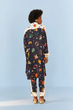 Farm Rio Zodiac Lenzing™ Ecovero™ Viscose Shirtdress -Farm Rio Shop 307012 04