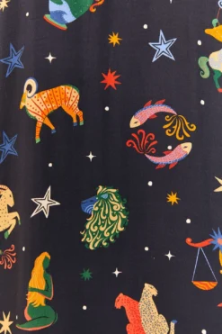 Farm Rio Zodiac Lenzing™ Ecovero™ Viscose Shirtdress -Farm Rio Shop 307012 05