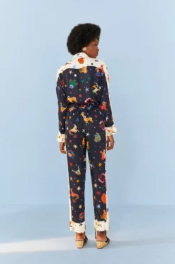 Farm Rio Zodiac Lenzing™ Ecovero™ Viscose Pants -Farm Rio Shop 307013 03