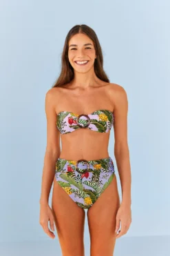 Farm Rio Striped Bananas One Piece Swimsuit -Farm Rio Shop 307051 04