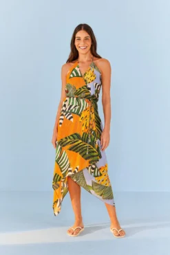 Farm Rio Striped Bananas Cover Up 9 Farm Rio Striped Bananas Cover Up -Farm Rio Shop 307052 03