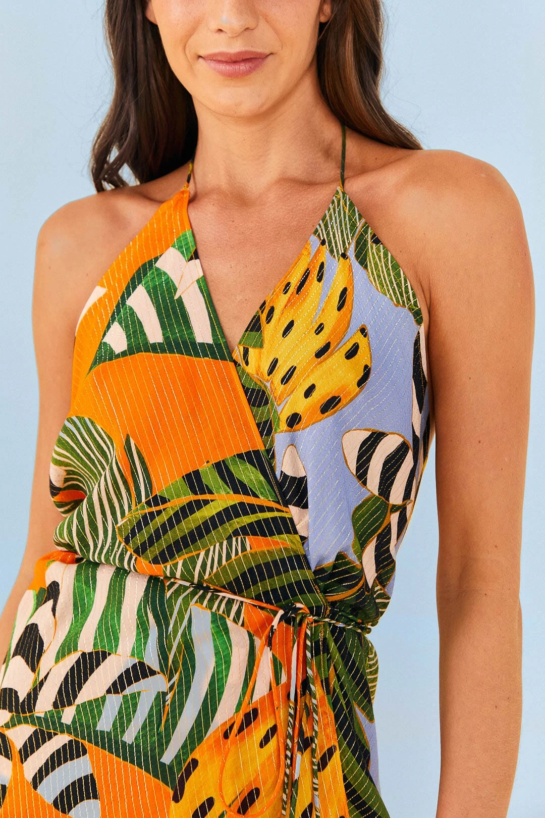 Farm Rio Striped Bananas Cover Up 4 Farm Rio Striped Bananas Cover Up - Image 4