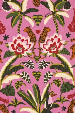 Farm Rio Pink Leopard Forest Sarong -Farm Rio Shop 307083 08