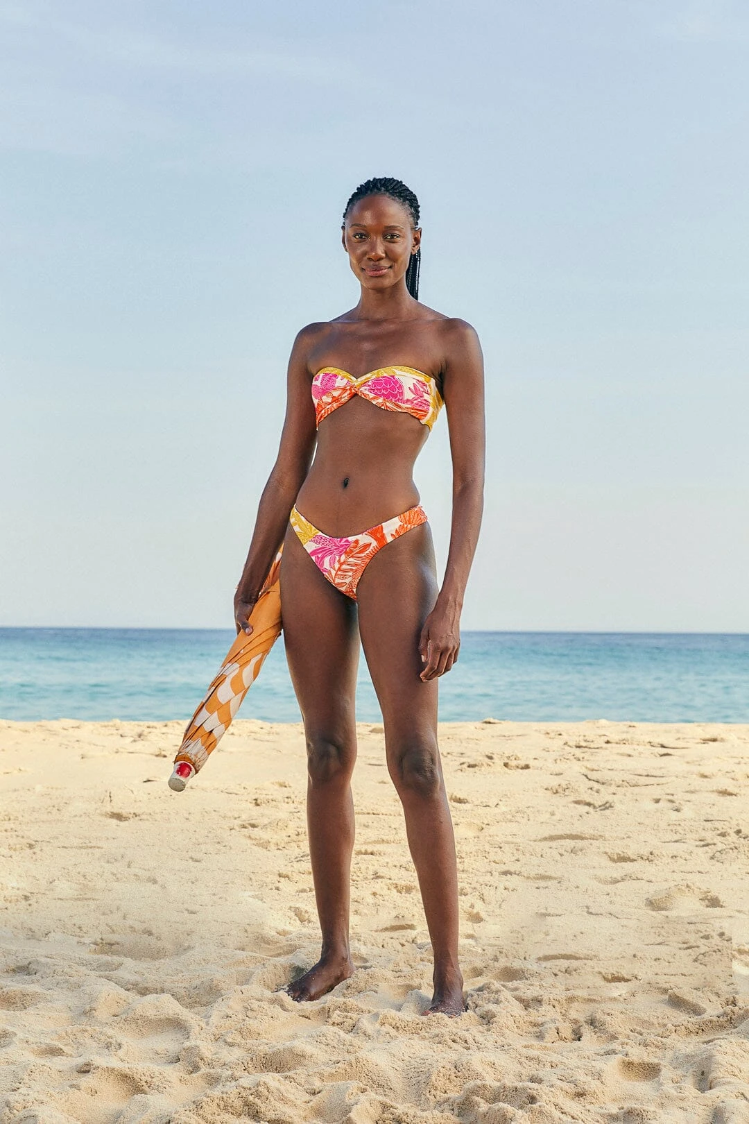 Farm Rio Tropical Woodcut High Leg Bikini Bottom 1 Farm Rio Tropical Woodcut High Leg Bikini Bottom