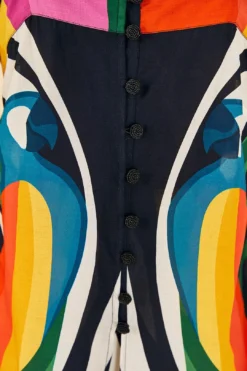 Farm Rio Macaw Stripes Cover Up 11 Farm Rio Macaw Stripes Cover Up -Farm Rio Shop 307130 06