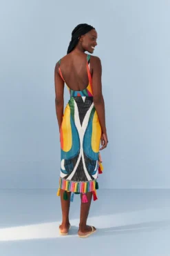 Farm Rio Macaw Stripes Sarong 12 Farm Rio Macaw Stripes Sarong -Farm Rio Shop 307131 05