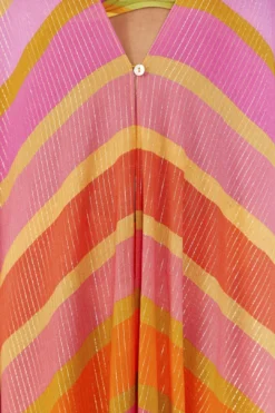 Farm Rio Shiny Stripes Cover Up 10 Farm Rio Shiny Stripes Cover Up -Farm Rio Shop 307151 05