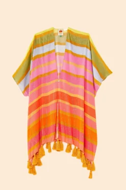 Farm Rio Shiny Stripes Cover Up 11 Farm Rio Shiny Stripes Cover Up -Farm Rio Shop 307151 06