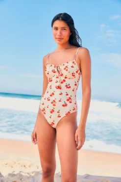Farm Rio Pitanga Cherry One Piece Swimsuit