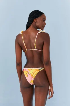 Farm Rio Pink Banana Taste Ruffle Bikini Top -Farm Rio Shop 307163 04