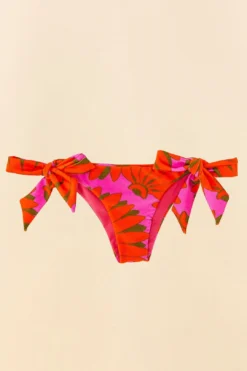 Farm Rio Pink Copacabana Side Tie Bikini Bottom -Farm Rio Shop 307168 06