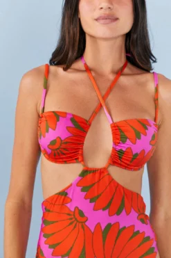 Farm Rio Pink Copacabana One Piece Swimsuit -Farm Rio Shop 307169 03