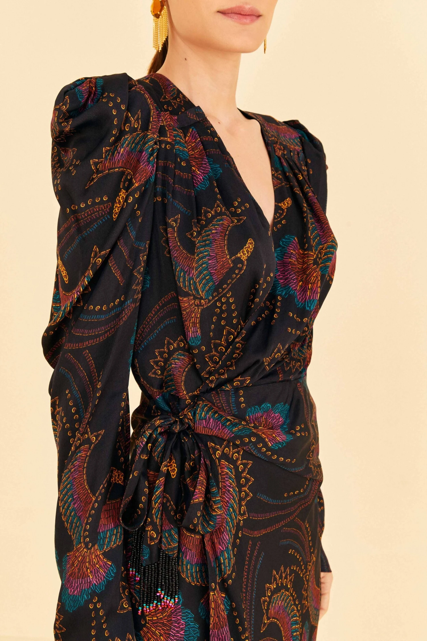 Farm Rio Sequin Toucans Mini Dress 4 Farm Rio Sequin Toucans Mini Dress - Image 4