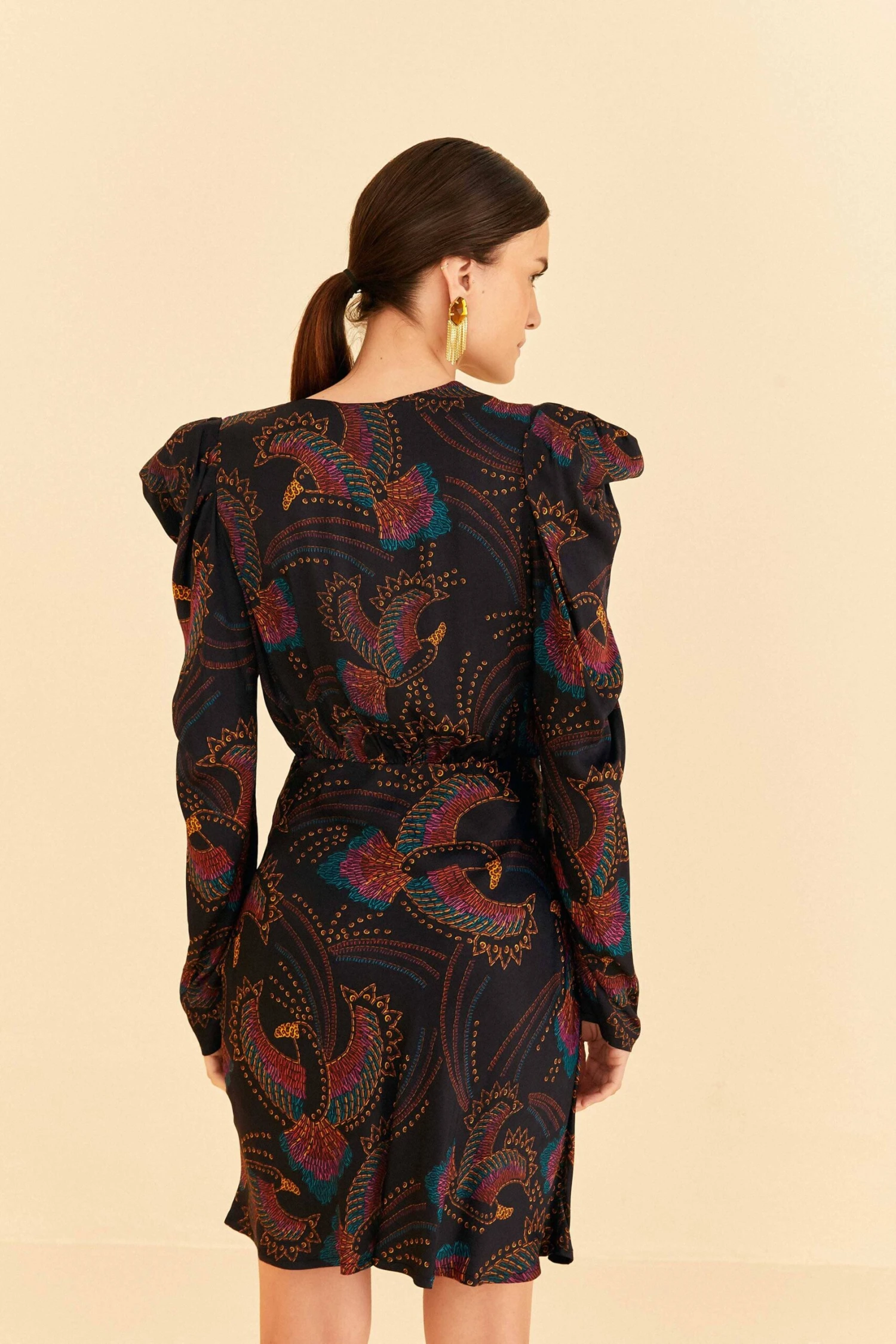 Farm Rio Sequin Toucans Mini Dress 2 Farm Rio Sequin Toucans Mini Dress - Image 2