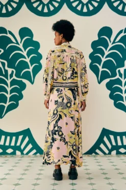 Farm Rio Sand Vintage Forest Blouse 8 Farm Rio Sand Vintage Forest Blouse -Farm Rio Shop 308206 04