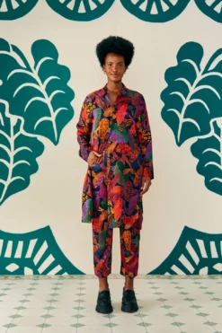 Farm Rio Leopard Mushroom Lenzing™ Ecovero™ Viscose Pants