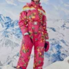 Farm Rio Pink Cashew Ski Jumpsuit