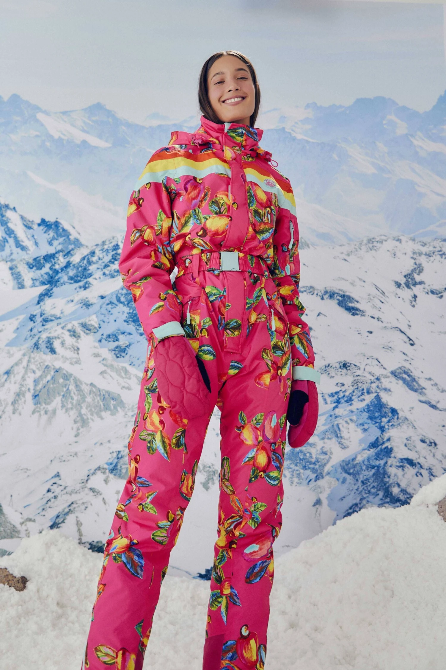 Farm Rio Pink Cashew Ski Jumpsuit 1 Farm Rio Pink Cashew Ski Jumpsuit