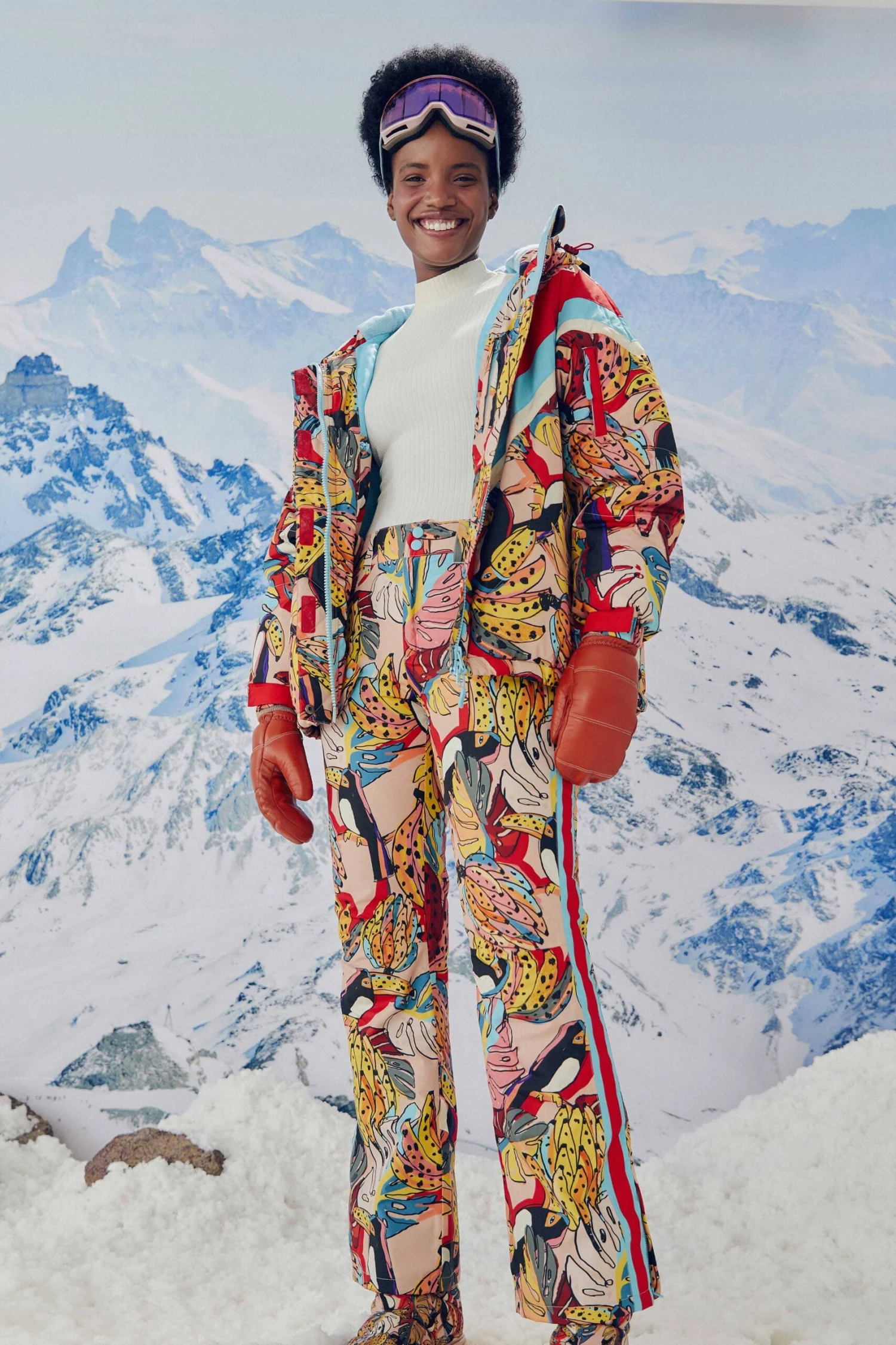 Farm Rio Banana Bunch Ski Pants 2 Farm Rio Banana Bunch Ski Pants - Image 2