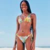 Farm Rio Rio Stamps Side Tie Bikini Bottom