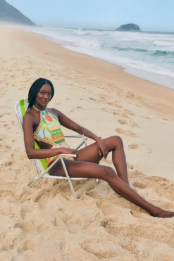 Farm Rio Beach Mixed Scarves One Piece Swimsuit -Farm Rio Shop 308505 02