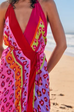 Farm Rio Maxi Leopard Patch Cover Up -Farm Rio Shop 308543 03