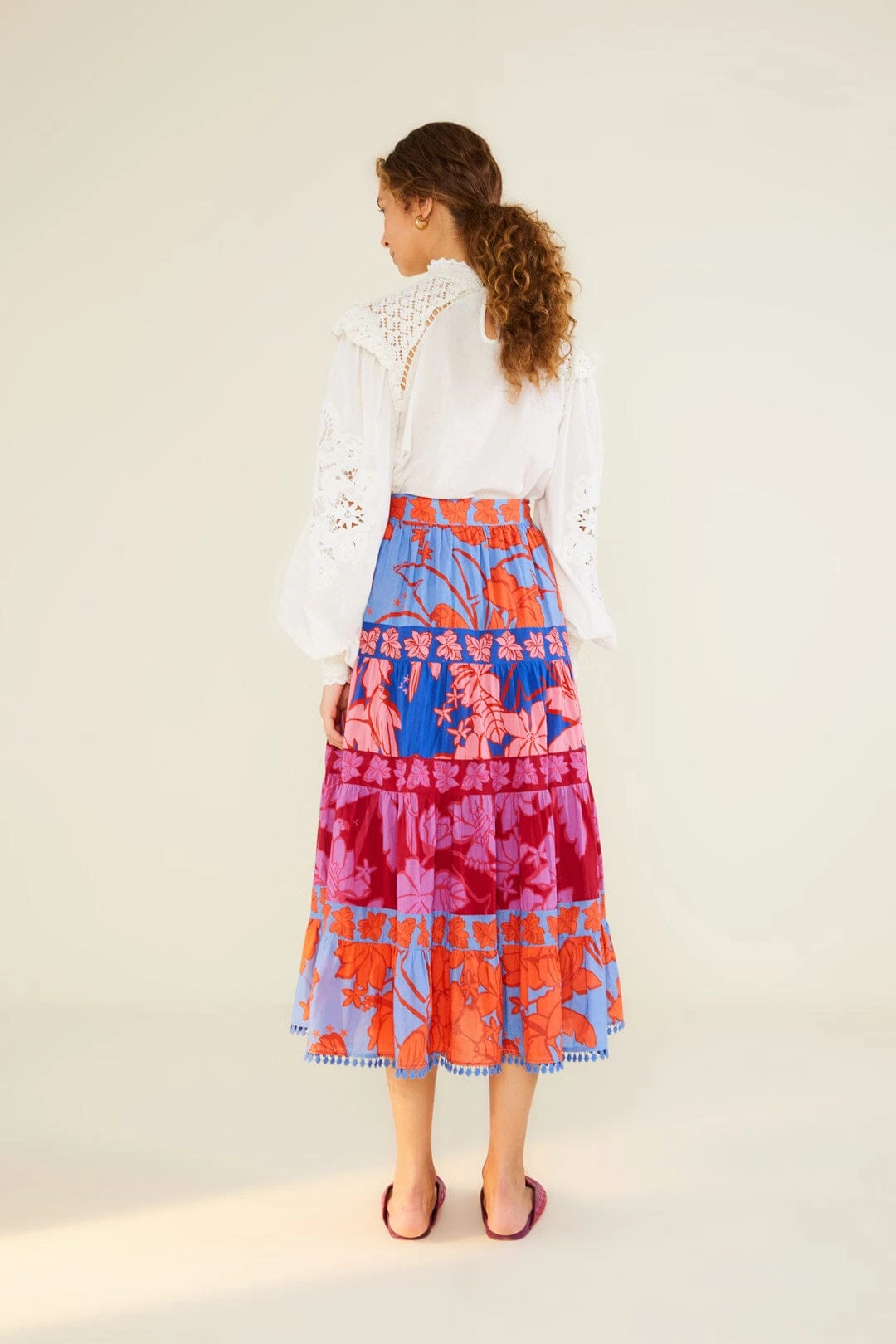 Farm Rio Mixed Living Nature Skirt 3 Farm Rio Mixed Living Nature Skirt - Image 3