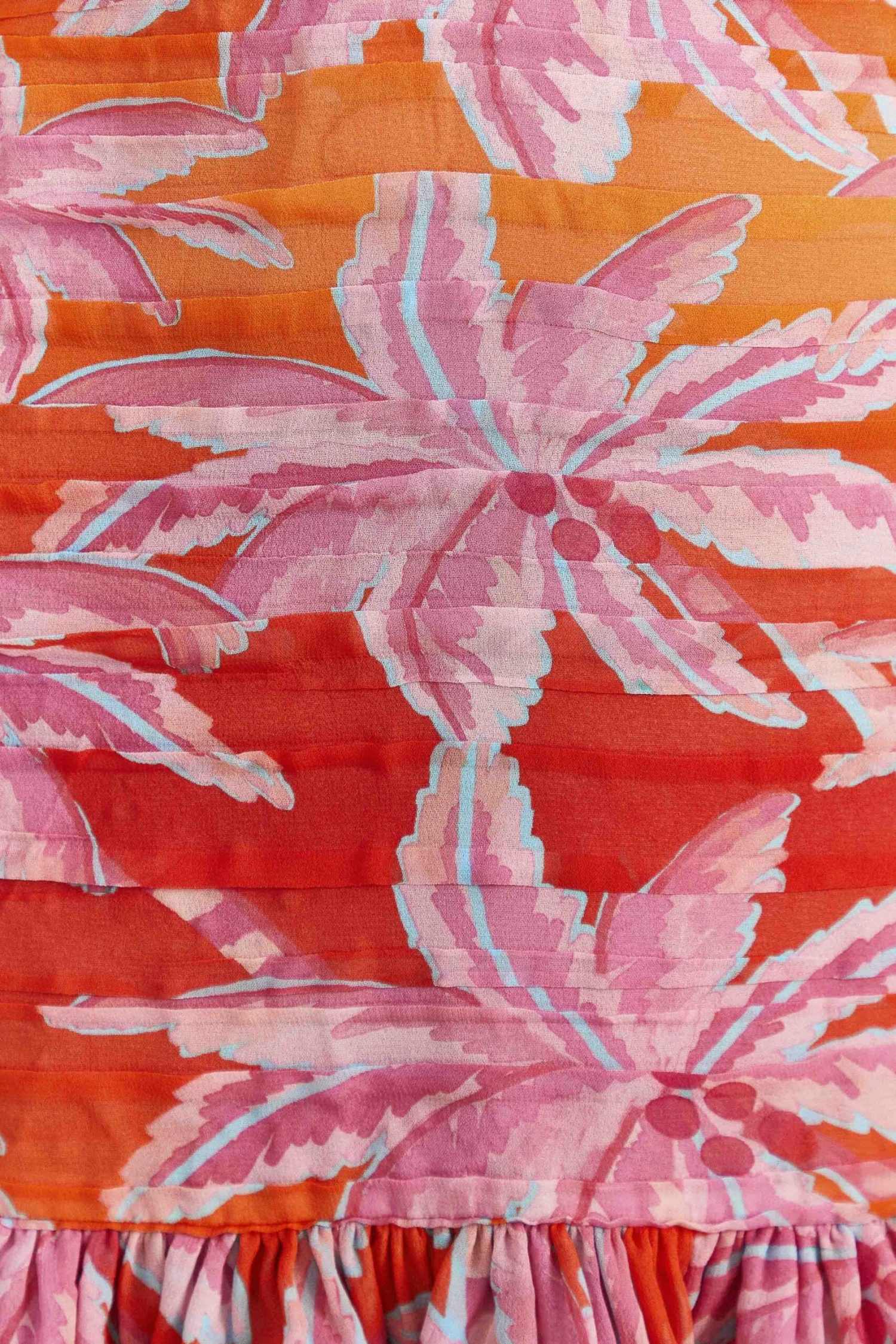 Farm Rio Red Coconut Tree Mini Dress 5 Farm Rio Red Coconut Tree Mini Dress - Image 5