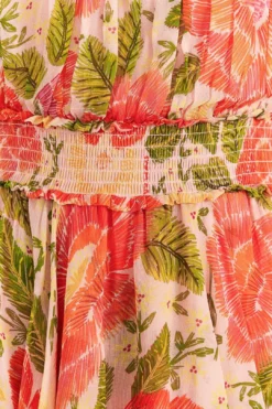 Farm Rio Pink Blooming Floral Maxi Dress -Farm Rio Shop 309161 05
