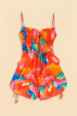 Farm Rio Red Ombre Chita Organic Cotton Romper 11 Farm Rio Red Ombre Chita Organic Cotton Romper -Farm Rio Shop 309164 06