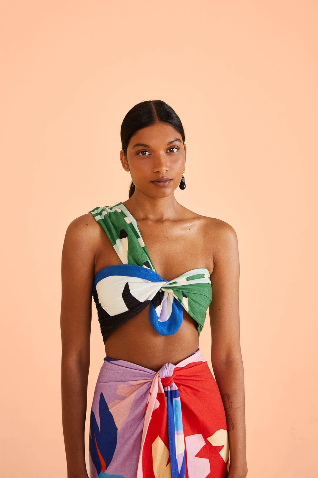Farm Rio Brasil Bahia Scarves Crop Top 1 Farm Rio Brasil Bahia Scarves Crop Top