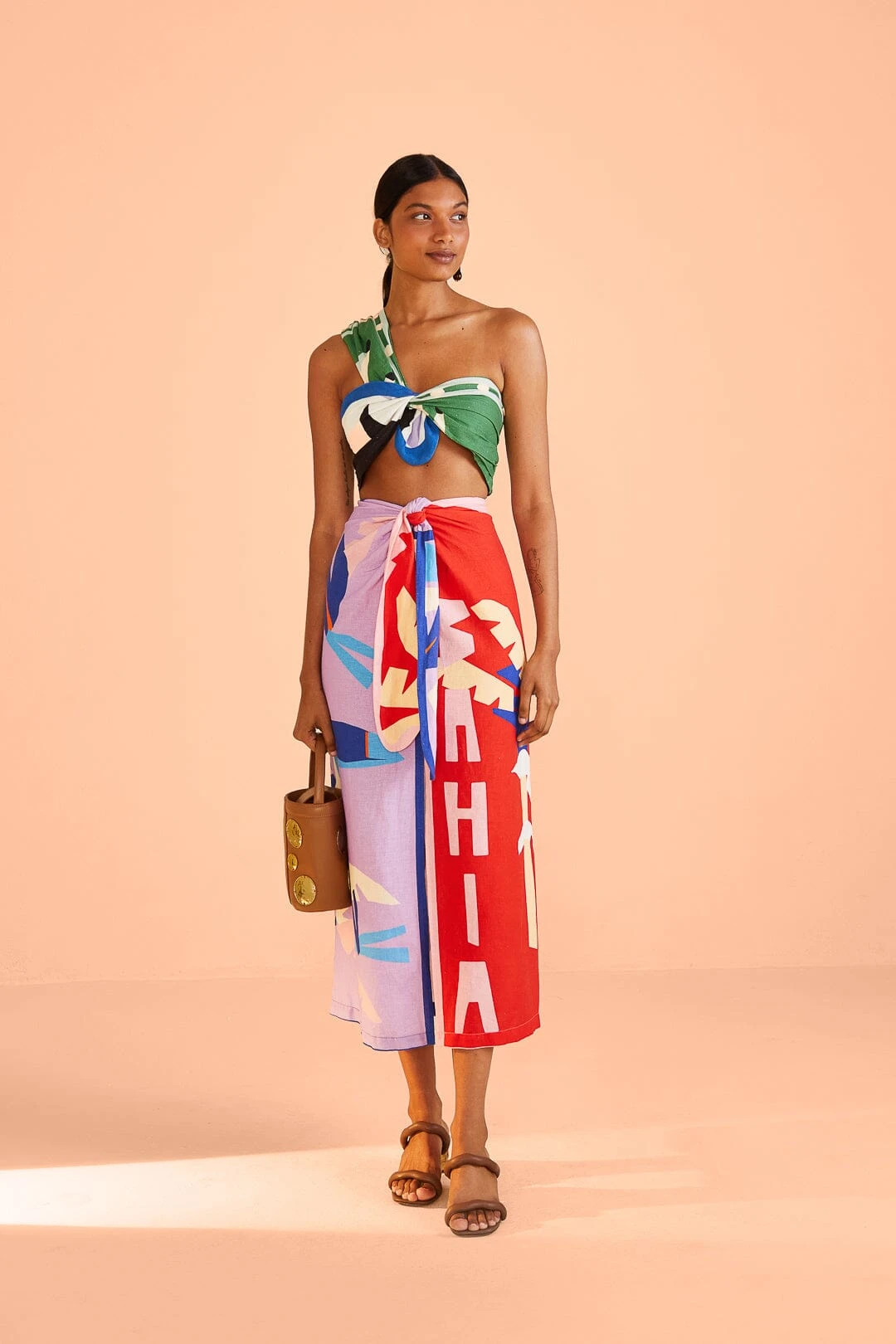 Farm Rio Brasil Bahia Scarves Crop Top 2 Farm Rio Brasil Bahia Scarves Crop Top - Image 2