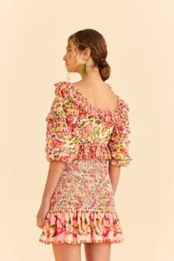 Farm Rio Pink Painted Bananas Top 9 Farm Rio Pink Painted Bananas Top -Farm Rio Shop 309177 04