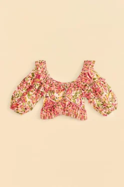 Farm Rio Pink Painted Bananas Top 11 Farm Rio Pink Painted Bananas Top -Farm Rio Shop 309177 06