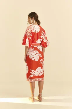 Farm Rio Red Lace Monsteras Crop Top -Farm Rio Shop 309178 04 scaled