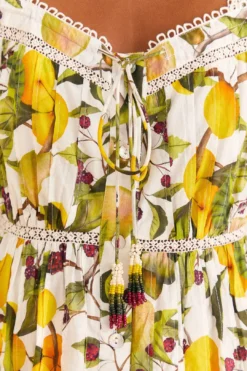 Farm Rio Off-white Fruit Orchard Mini Dress 10 Farm Rio Off-white Fruit Orchard Mini Dress -Farm Rio Shop 309184 05