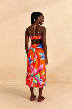 Farm Rio Red Ombre Chita Top -Farm Rio Shop 309186 04