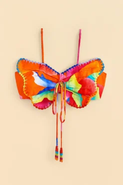 Farm Rio Red Ombre Chita Top -Farm Rio Shop 309186 06