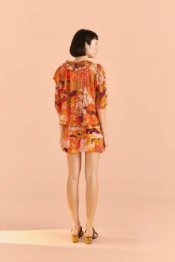 Farm Rio Beige Jungle Panther Blouse 8 Farm Rio Beige Jungle Panther Blouse -Farm Rio Shop 309188 04