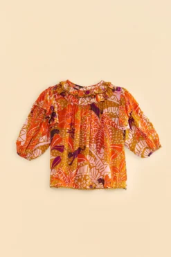 Farm Rio Beige Jungle Panther Blouse 9 Farm Rio Beige Jungle Panther Blouse -Farm Rio Shop 309188 06