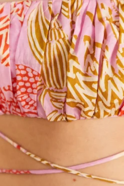 Farm Rio Pink Mixed Lobsters Top 7 Farm Rio Pink Mixed Lobsters Top -Farm Rio Shop 309201 05