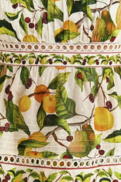 Farm Rio Off-White Fruit Orchard Blouse -Farm Rio Shop 309214 05