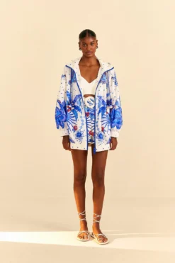 Farm Rio Off-White Jungle Chic Shorts 8 Farm Rio Off-White Jungle Chic Shorts -Farm Rio Shop 309221 02