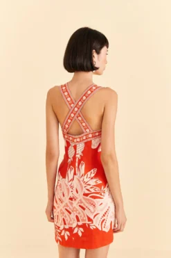 Farm Rio Red Lace Monsteras Mini Dress -Farm Rio Shop 309261 04 scaled