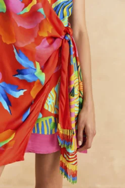 Farm Rio Mixed Ombre Chita Scarf Lenzing™ Ecovero™ Viscose Mini Dress 7 Farm Rio Mixed Ombre Chita Scarf Lenzing™ Ecovero™ Viscose Mini Dress -Farm Rio Shop 309265 03 scaled